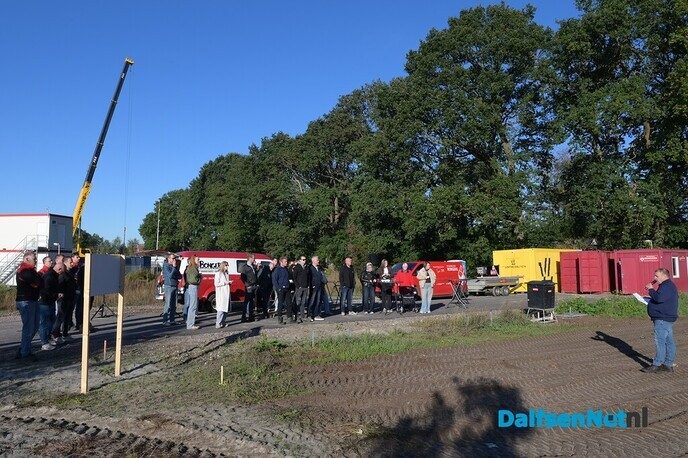 Protestactie jongeren gaf aanzet tot tien starterswoningen in Hoonhorst - Foto: Johan Bokma