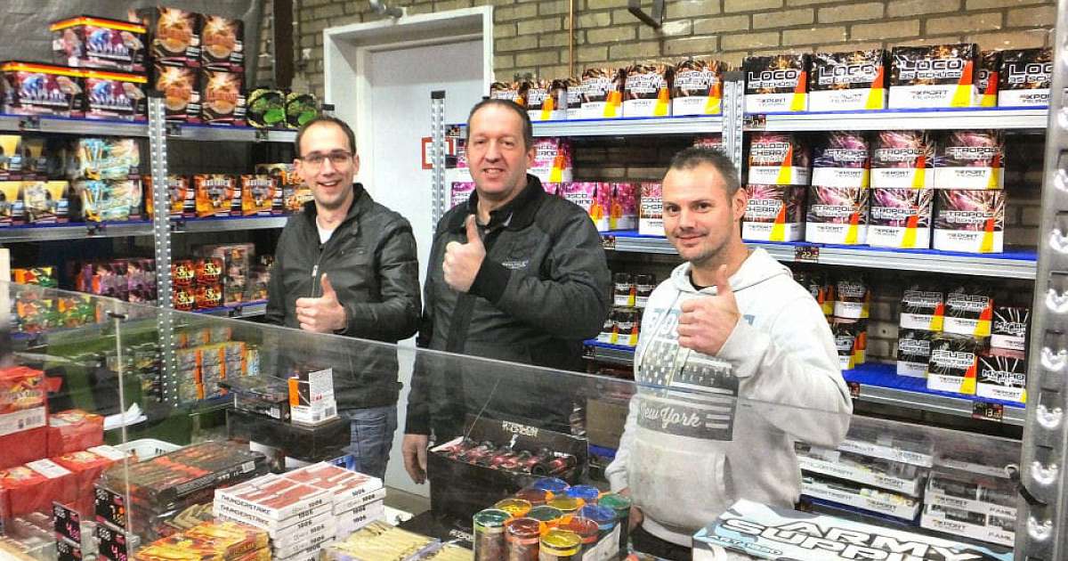 Weco vuurwerk doet goede zaken.