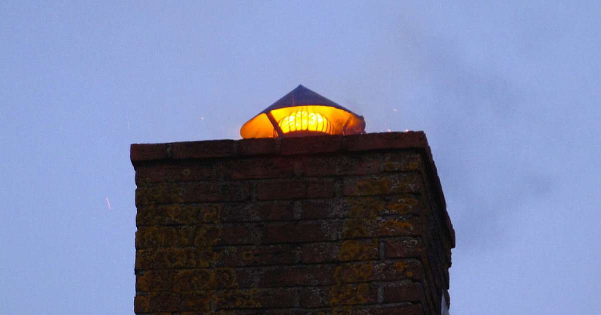 Schoorsteenbrand aan de Elskamp