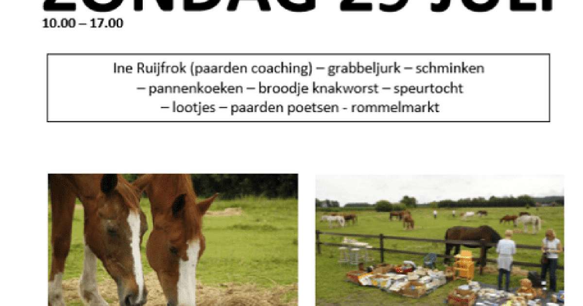 Paardenliefhebbers nieuws