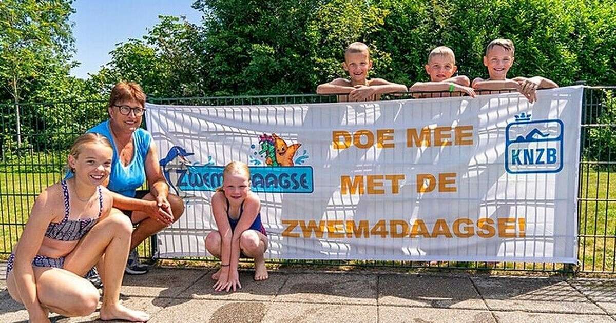 Zwem4daagse in zwembad de Meule