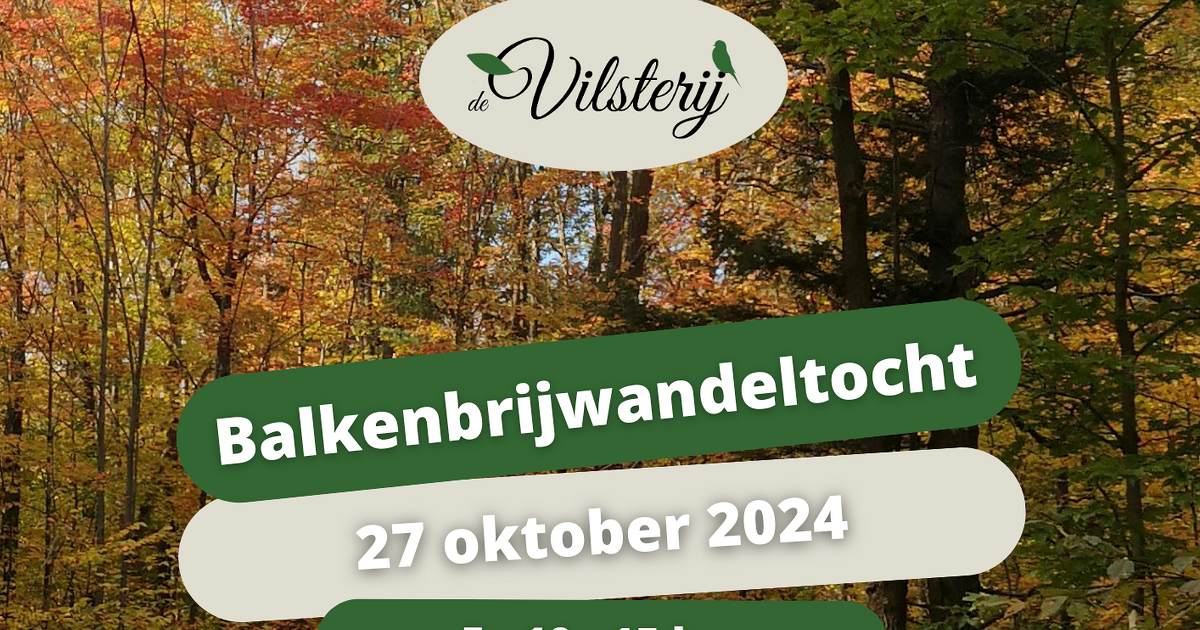 Balkenbrijwandeltocht in Vilsteren
