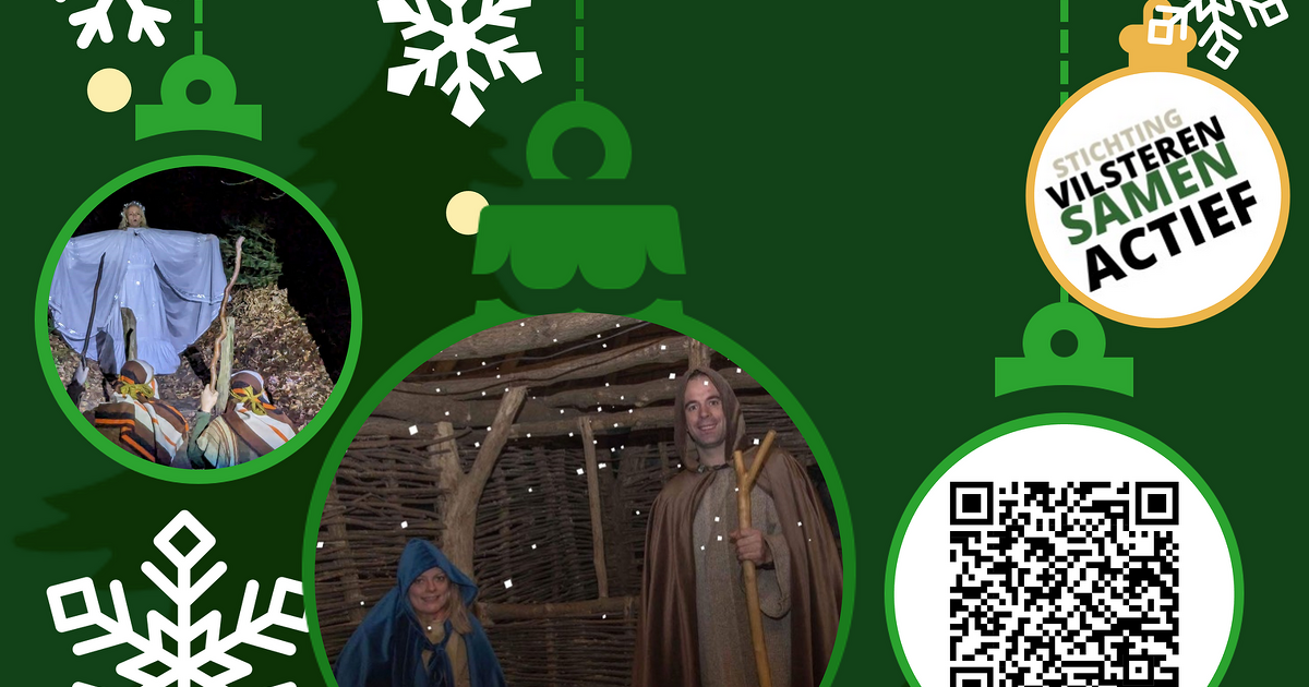 Levende kerstwandeltocht 26 dec. Vilsteren
