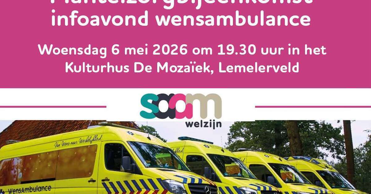 Nieuws over Mantelzorgbijeenkomst – Wensambulance