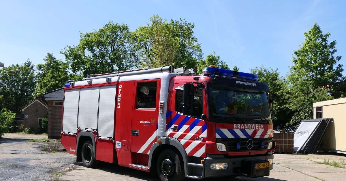 Veel brandweerwagens naar Dalfsen