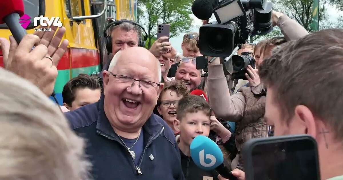 Henk Wijngaard herenigd met iconische Scania 81 tijdens feestelijke dag in Nieuwleusen