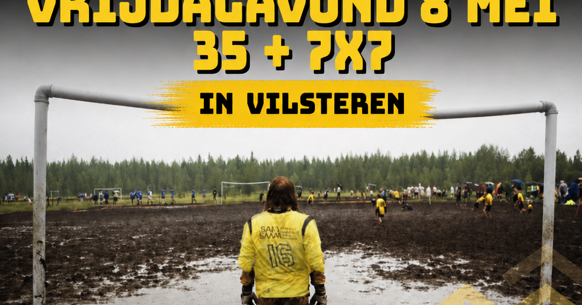 as vrijdagavond 35 plus voetbal te Vilsteren