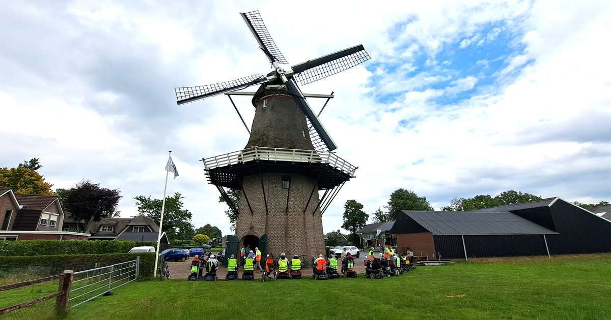 Scootmobiel-, driewieler- en rolstoelrit naar molen Massier