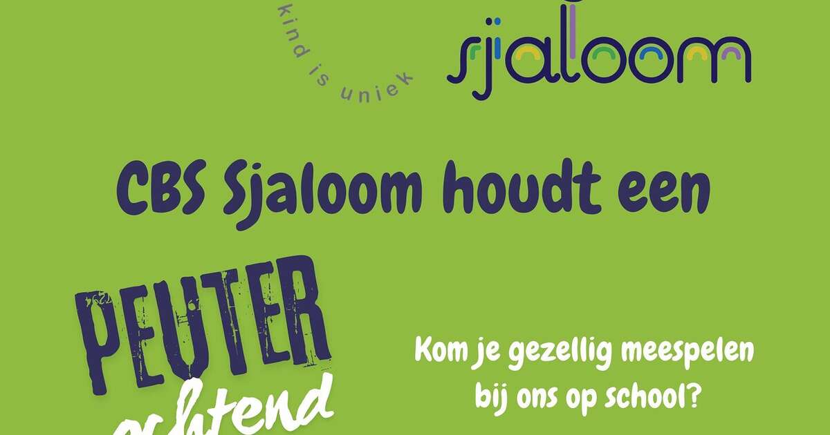 Peuterochtend CBS Sjaloom 8 juni