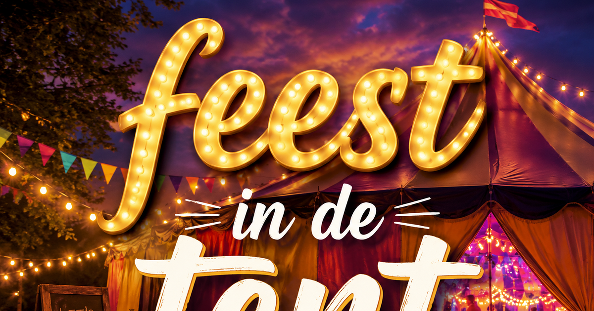 Feest in de tent, zelfs met de Stuwzangers
