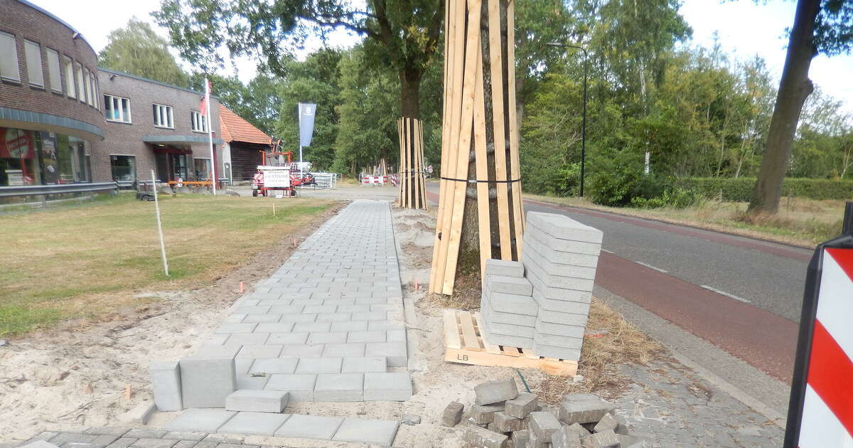 Er wordt volop gewerkt aan de Welsummerweg