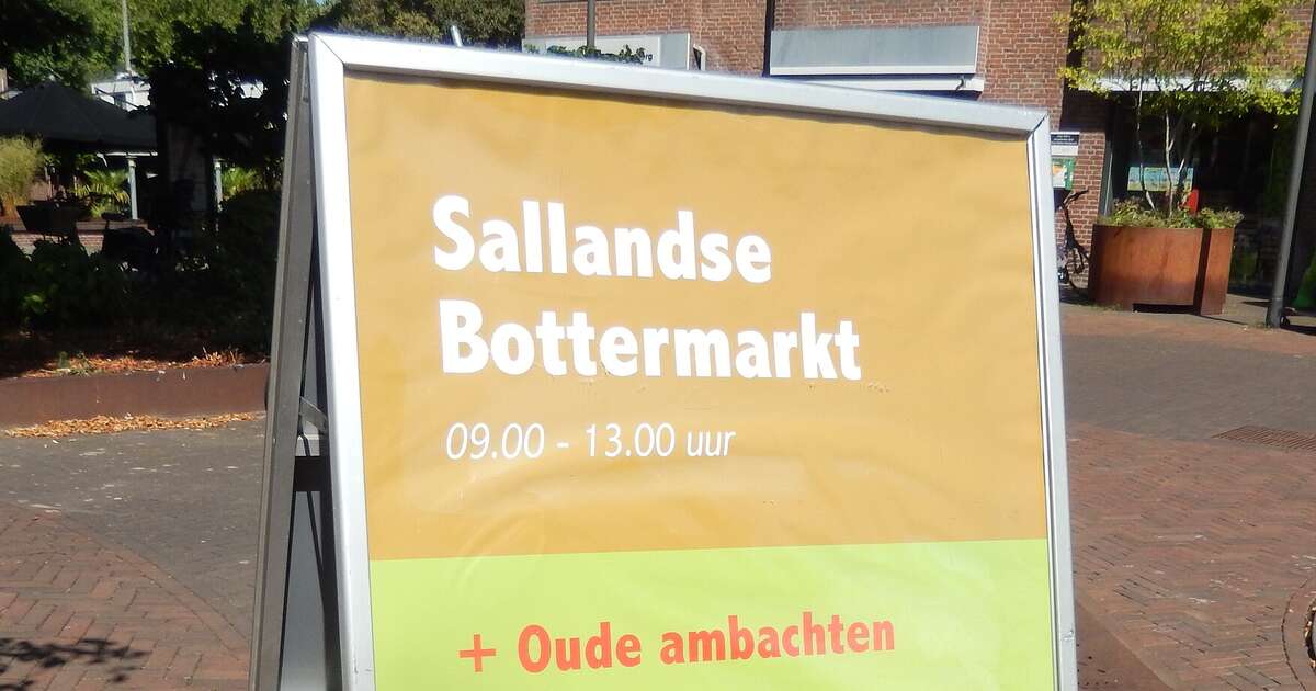 Sallandse roombottermarkt trekt veel bezoekers