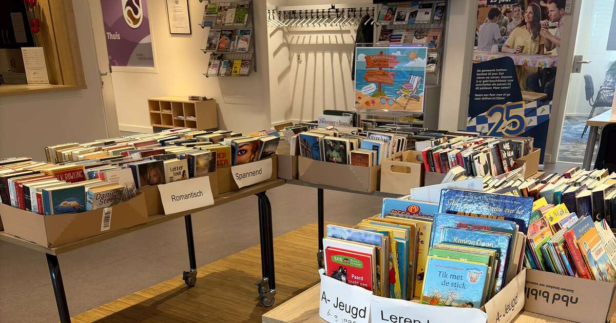 Ook in de gemeente Dalfsen is er een mini-boekenmarkt