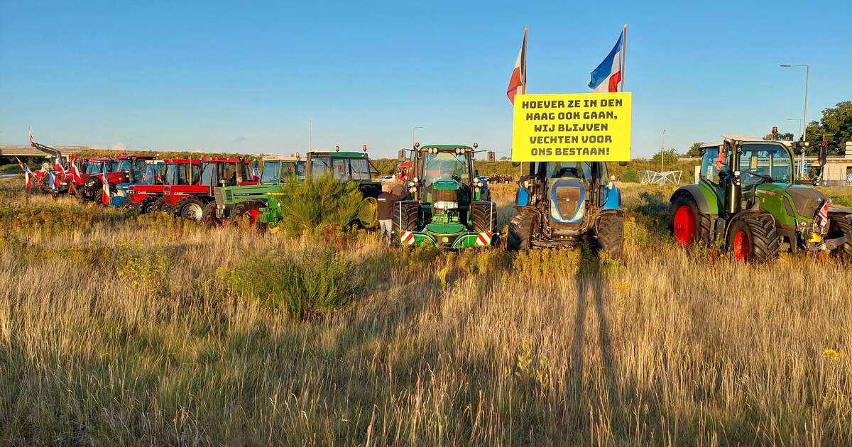 Boeren protesteerden tegen de brief van de landbouwminister