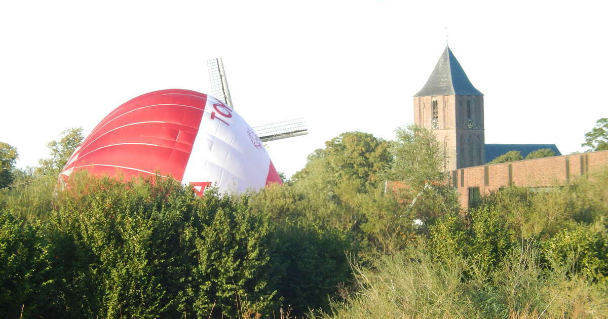 Ballon gaat de lucht in