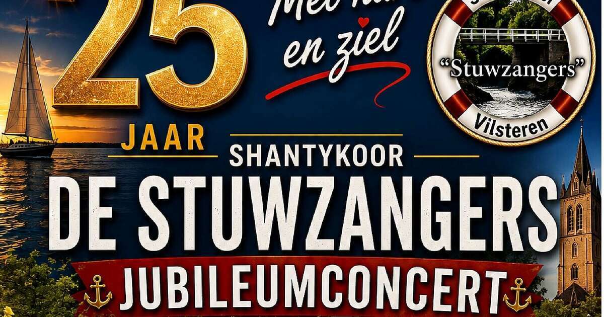 De Stuwzangers vieren 25-jarig jubileum met gratis concert