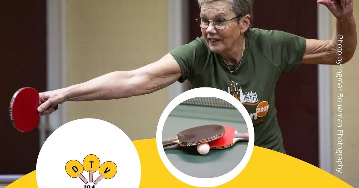 Open tafeltennistraining volwassenen