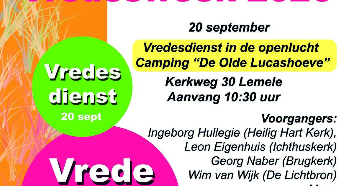 Openluicht dienst bij De Olde Lucashoeve