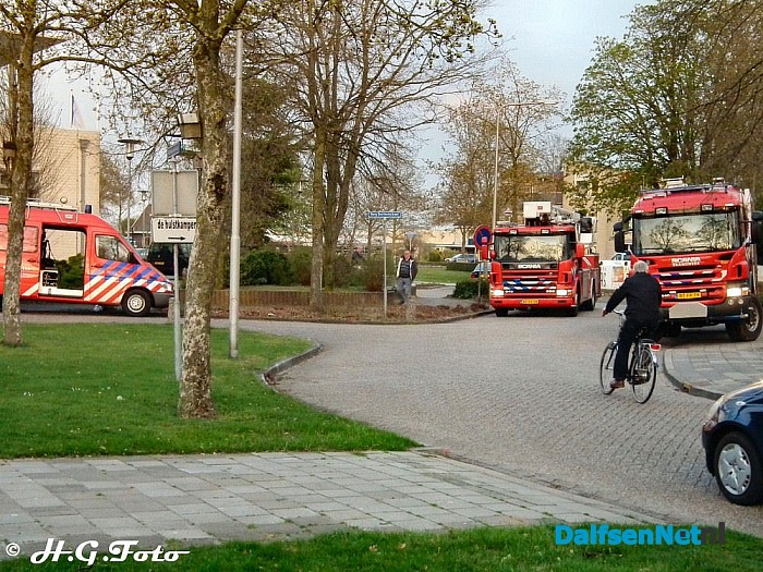 Grote ontruimings oefening Hulskampen. - Foto: H.G. Foto
