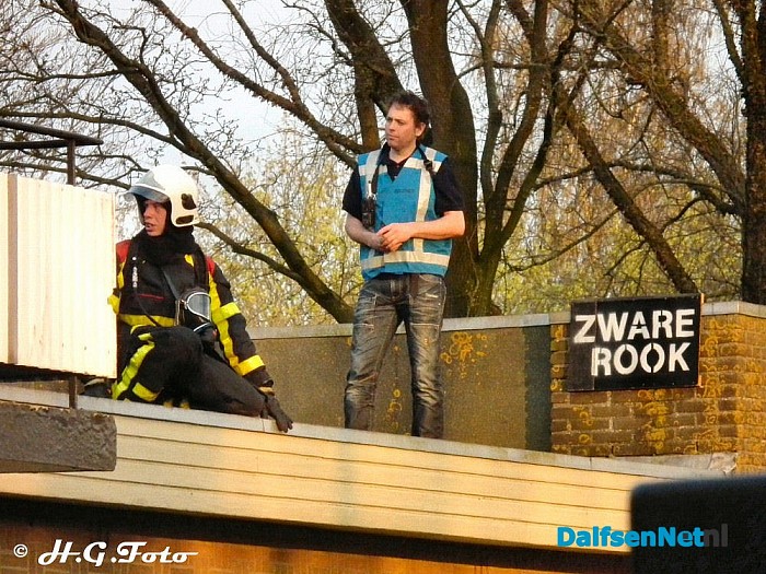 Grote ontruimings oefening Hulskampen. - Foto: H.G. Foto