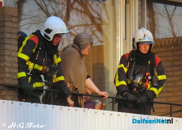 Grote ontruimings oefening Hulskampen. - Foto: H.G. Foto