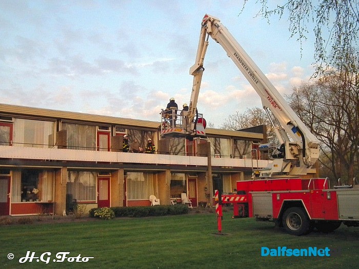 Grote ontruimings oefening Hulskampen. - Foto: H.G. Foto