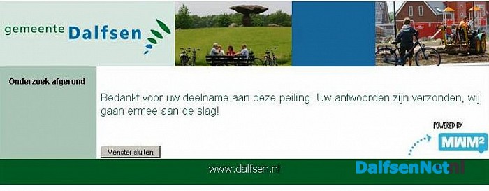 Eerste onderzoek Burgerpanel Dalfsen nu een feit