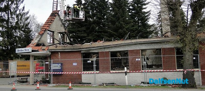 Technisch onderzoek in afgebrand cafe van Dalfsenaren