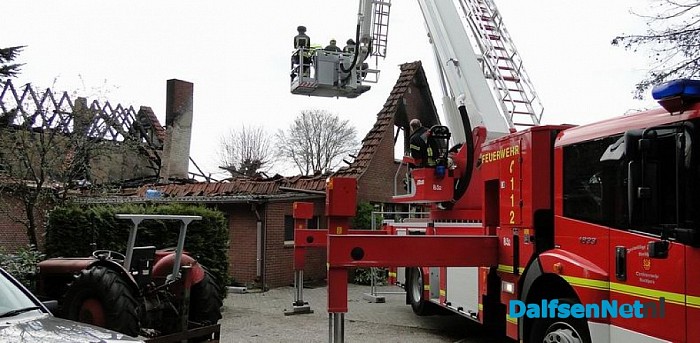 Technisch onderzoek in afgebrand cafe van Dalfsenaren