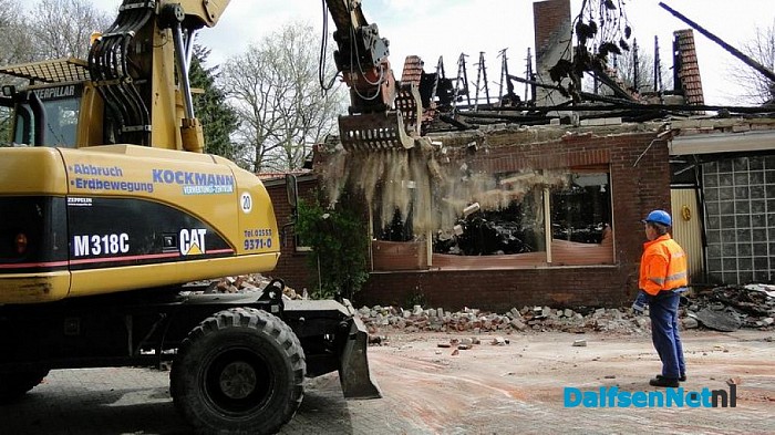 Technisch onderzoek in afgebrand cafe van Dalfsenaren