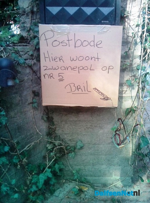 Het wordt nu “de foute” postbode wel heel erg makkelijk gemaakt