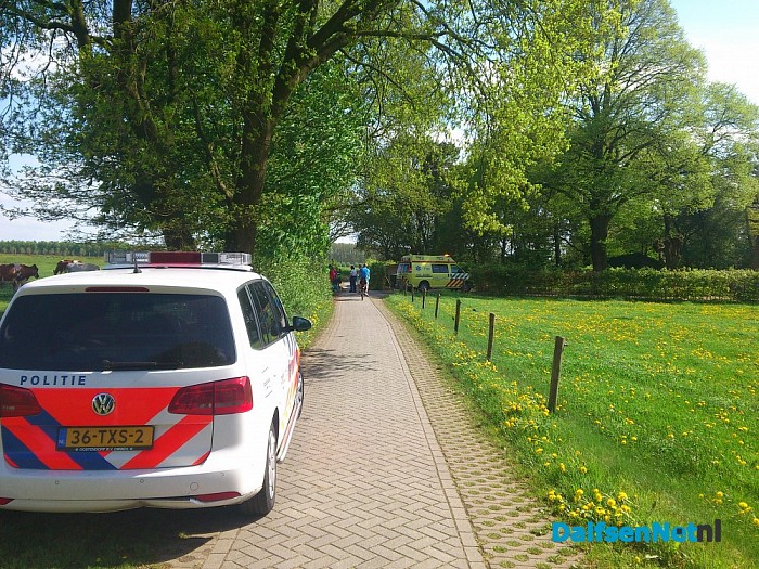Fietser gewond bij fietspad Brinkweg - Foto: Robert Bril