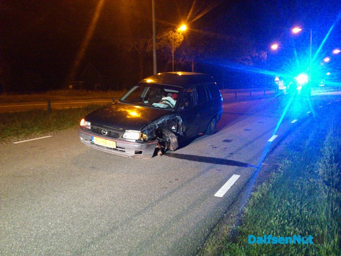 Aanrijding parallelweg N377 bij Nieuwleusen - Foto: Robert Bril