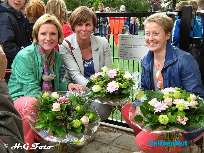 Opening speelplein KBS”de Polhaar”. - Foto: H.G. Foto