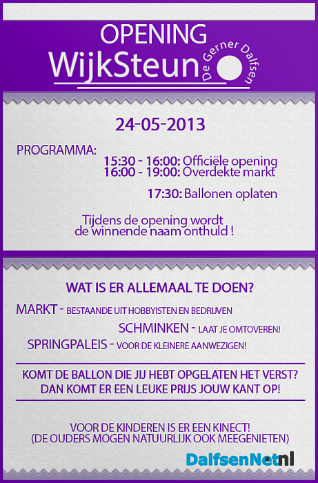 Opening Wijksteunpunt Dalfsen