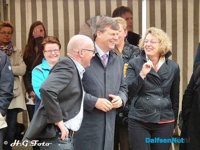 Opening energie zuinige starterswoningen aan het Boekweitland. - Foto: H.G. Foto