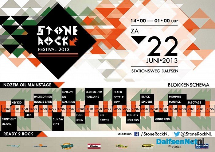 Aanstaande zaterdag Stone Rock Festival