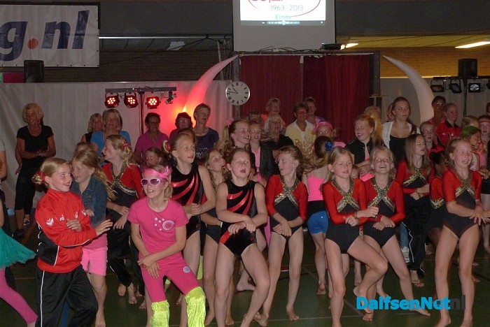 Spetterende jubileum uitvoering Gymnastiek Vereniging Nieuwleusen