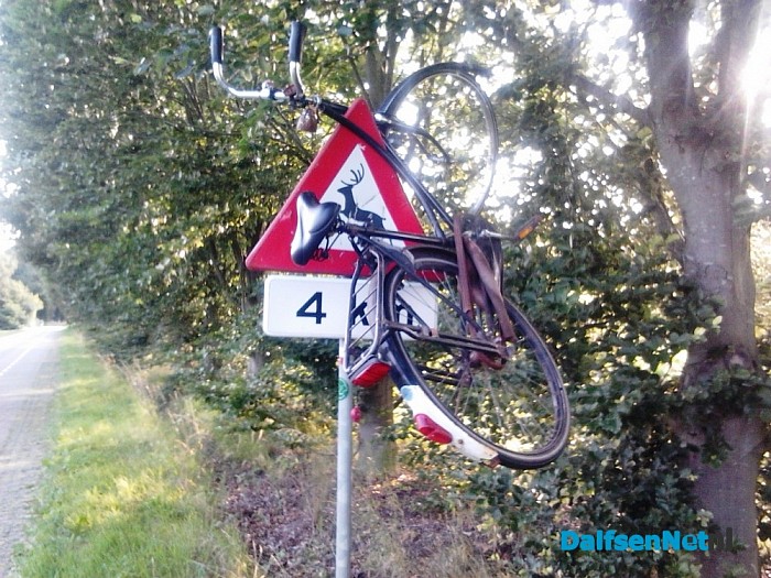 Vliegend hert of een vliegende fiets?