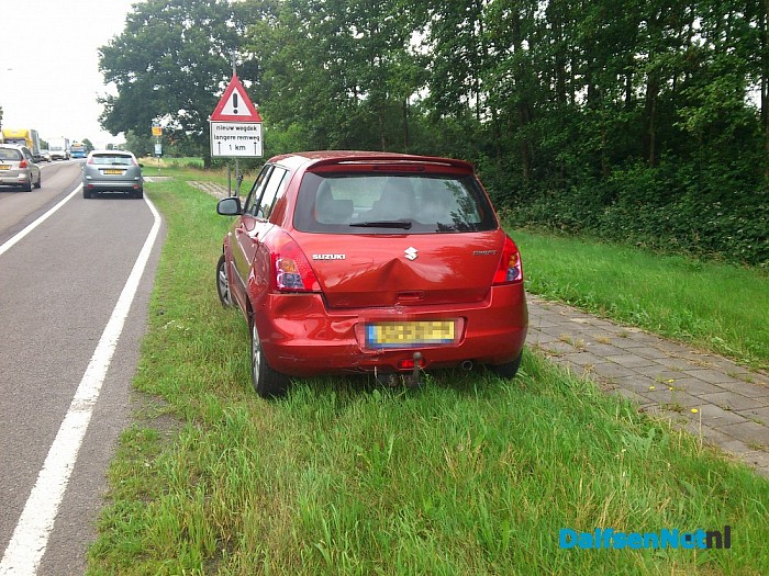 Kop-staart aanrijding Ganzepanweg - Foto: Robert Bril