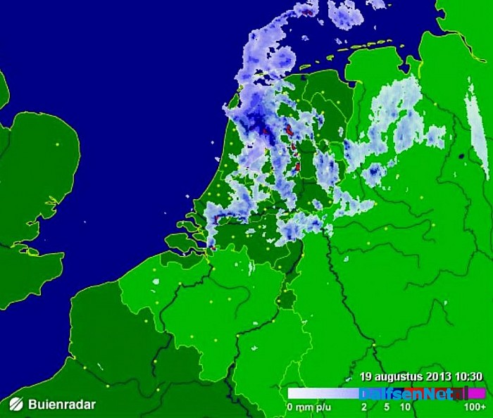 Waarschuwingen: Windstoten en hagel