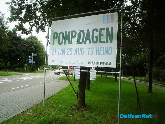 Heino druk bezig met de voorbereiding