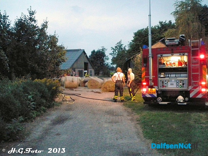 Brand Peezeweg Oudleusen in de kiem gesmoord. - Foto: H.G. Foto