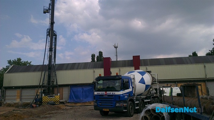 Het eerste beton voor de Trefkoele