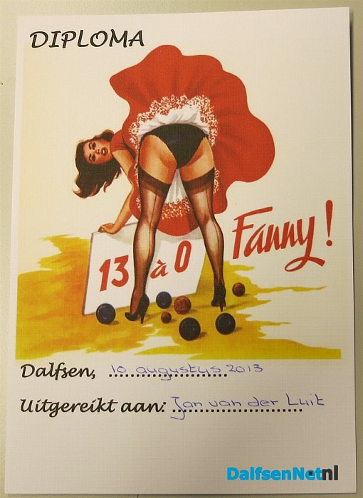“Boule’88” Dalfsen organiseerde het 4-Dorpentoernooi.