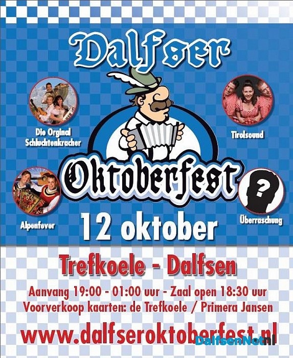 Kaartverkoop Dalfser Oktoberfest van start