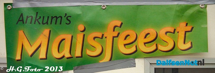 Alles klaar voor het Ankums Maisfeest. - Foto: H.G. Foto