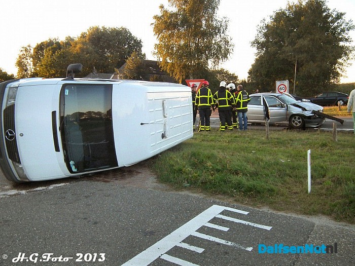 Weer aanrijding N340 Dalfsen. - Foto: H.G. Foto