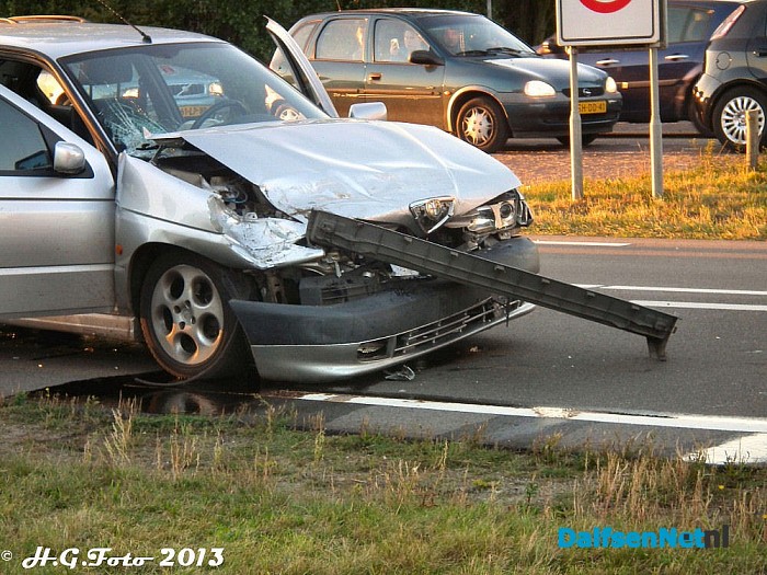Weer aanrijding N340 Dalfsen. - Foto: H.G. Foto