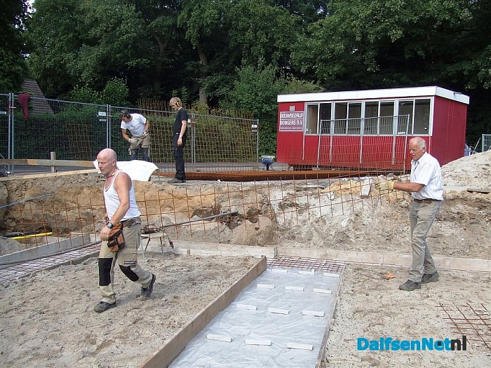 Kulturhus Hoonhorst: bronbemaling kelder en bekisting voor betonstort